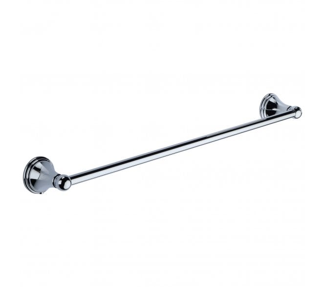 M.Marcus Cambridge Single Towel Rail 600mm - Polished Chrome