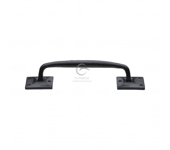 M Marcus FB1150 Cranked Door Pull Handle - 305mm - Rustic Black