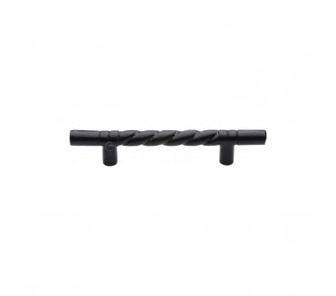 M Marcus FB349 Barley Twist Door Pull Handle 305mm - Rustic Black