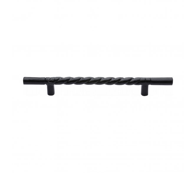 M Marcus FB349 Barley Twist Door Pull Handle 457mm - Rustic Black