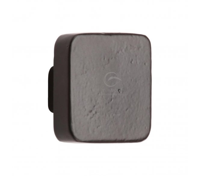 M Marcus FB3674 Square Cabinet Knobs - Rustic Black