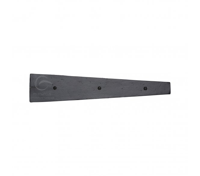 M Marcus FB416 Decorative Hinge Front - 308mm - Rustic Black (Singles)