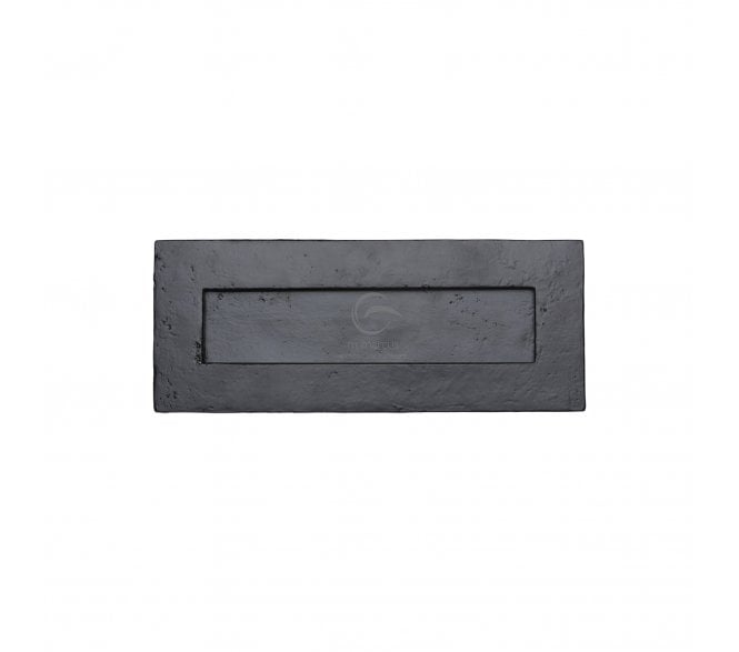 M Marcus FB465 Letter Plate 265x106mm - Rustic Black