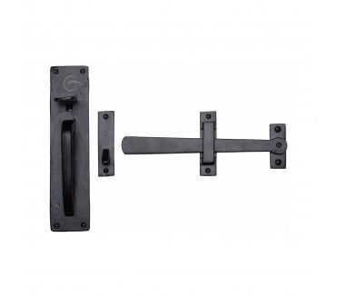 M Marcus FB571 Suffolk Latch Set - Rustic Black