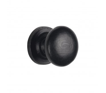 M Marcus FB613 Mushroom Cabinet Knobs - Rustic Black