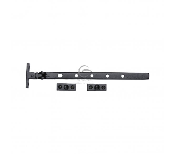 M Marcus FB680 254mm Squared Casement Stay - Rustic Black