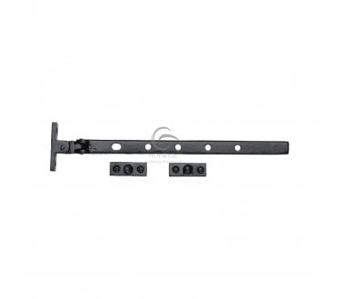 M Marcus FB680 254mm Squared Casement Stay - Rustic Black