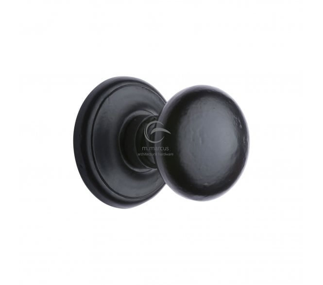M Marcus FB901 Centre Door Knob 80mm - Rustic Black