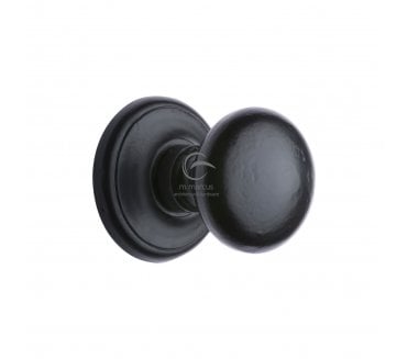 M Marcus FB901 Centre Door Knob 80mm - Rustic Black