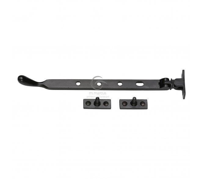 M Marcus FB992 203mm Ball End Casement Stay - Rustic Black