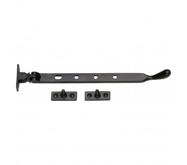 M Marcus FB992 254mm Ball End Casement Stay - Rustic Black