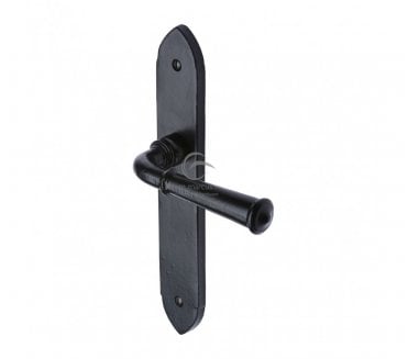 M.Marcus Hadley Lever Door Handles On Backplate - Rustic Black