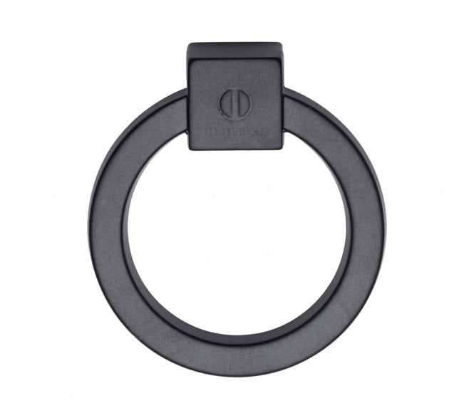 M Marcus Industrial Range Ring Pull - Matt Black