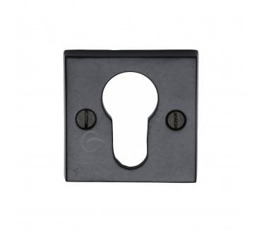M.Marcus Square Euro Profile Escutcheon - Rustic Black