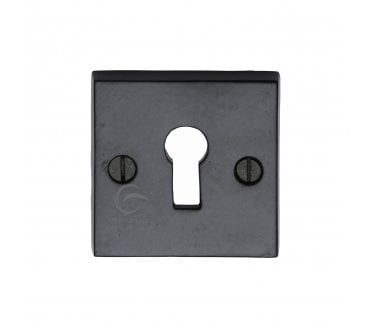 M.Marcus Square Keyhole Escutcheon - Rustic Black