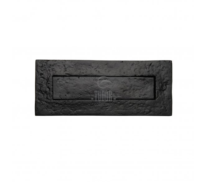 M Marcus TC365 Plain Letter Plate 254x76mm - Black Antique