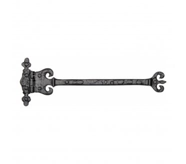 M Marcus TC415 Ornate T-Hinges 307mm - Black Antique (Pair)