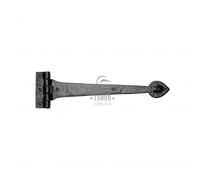 M Marcus TC451 Strap T-Hinges 305mm - Black Antique (Pair)