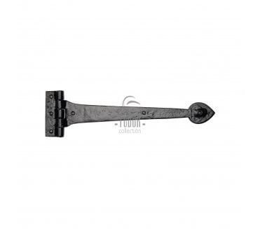 M Marcus TC451 Strap T-Hinges 305mm - Black Antique (Pair)