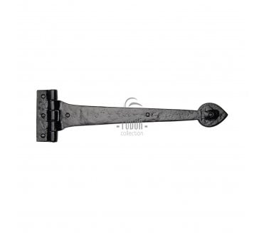 M Marcus TC451 Strap T-Hinges 381mm - Black Antique (Pair)