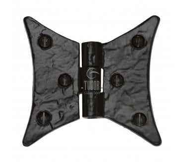 M Marcus TC456 Butterfly Hinges 80x80mm- Black Antique (Pair)