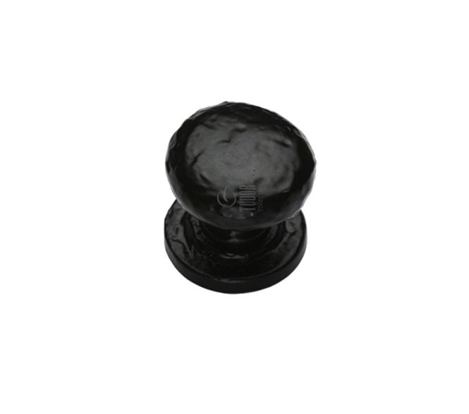 M Marcus TC532 Mushroom Cabinet Knobs - Black Antique