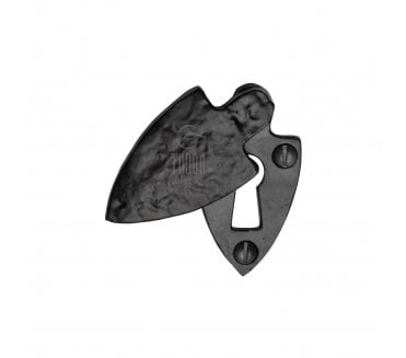 M Marcus TC545 Covered Keyhole Escutcheon - Black Antique