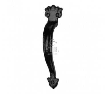 M Marcus Tudor TC383 Ornate Pull Handle 204mm - Black Antique