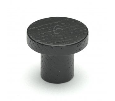 M.Marcus Wooden Circum Cabinet Knob 33mm - Black Ash