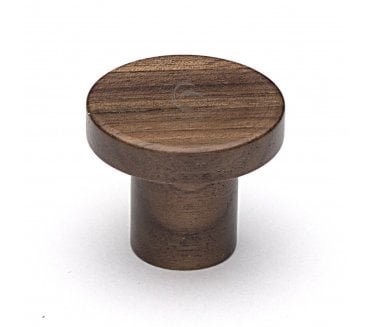 M.Marcus Wooden Circum Cabinet Knob 33mm - Walnut