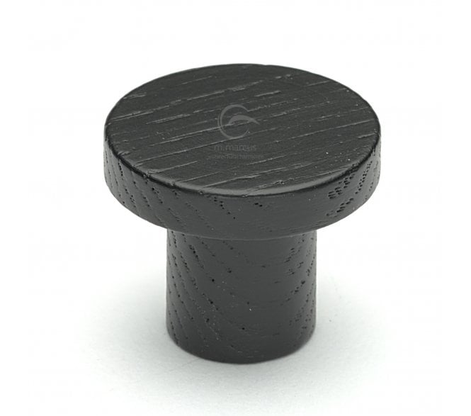 M.Marcus Wooden Circum Cabinet Knob 48mm - Black Ash