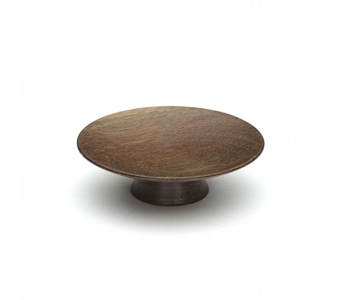 M.Marcus Wooden Concave Cabinet Knob 50mm - Walnut