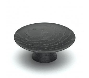 M.Marcus Wooden Concave Cabinet Knob 65mm - Black Ash