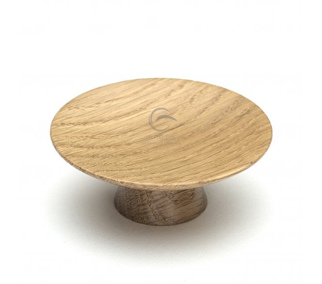 M.Marcus Wooden Concave Cabinet Knob 65mm - Oak