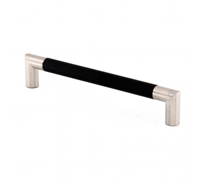 M.Marcus Wooden Mitred Cabinet Handle 192mm - Black Ash / Stainless