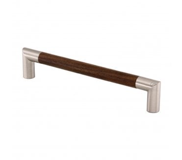 M.Marcus Wooden Mitred Cabinet Handle 192mm - Walnut / Stainless