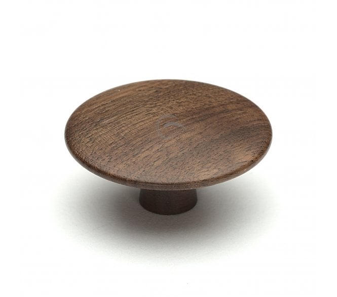 M.Marcus Wooden Mushroom Cabinet Knob 48mm - Walnut