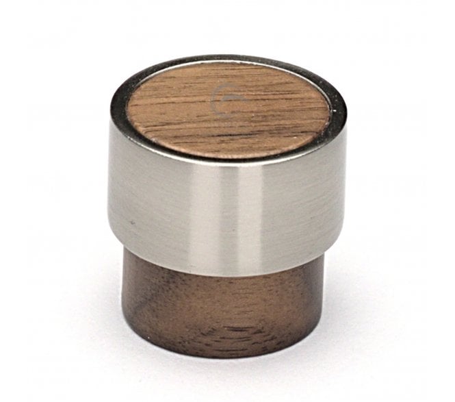 M.Marcus Wooden Radio Design Cabinet Knob 49mm - Walnut