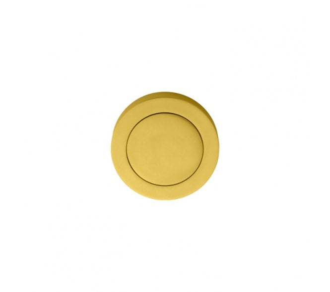 Manital AA0 Blank Rose Escutcheon - Polished Brass