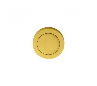 Manital AA0 Blank Rose Escutcheon - Polished Brass