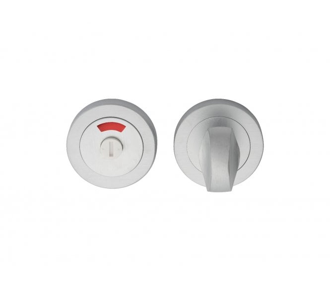 Manital AQ11 Bathroom Turn & Release W/ Indicator - Satin Chrome