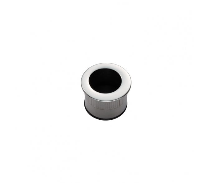 Manital ART56 Pocket Door Edge Pull - Polished Chrome