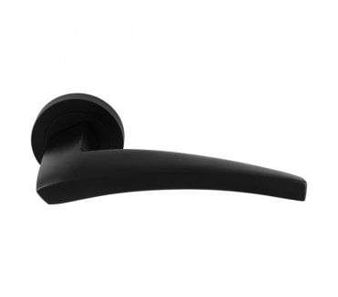 Manital DU5 Dune lever on Round Rose - Matt Black