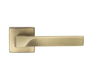 Manital FH5 Flash Door Handle On Rose - Antique Brass