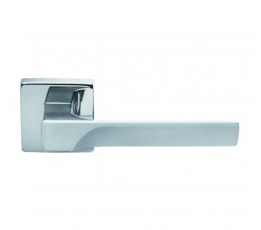 Manital FH5 Flash Door Handle On Square Rose - Polished Chrome