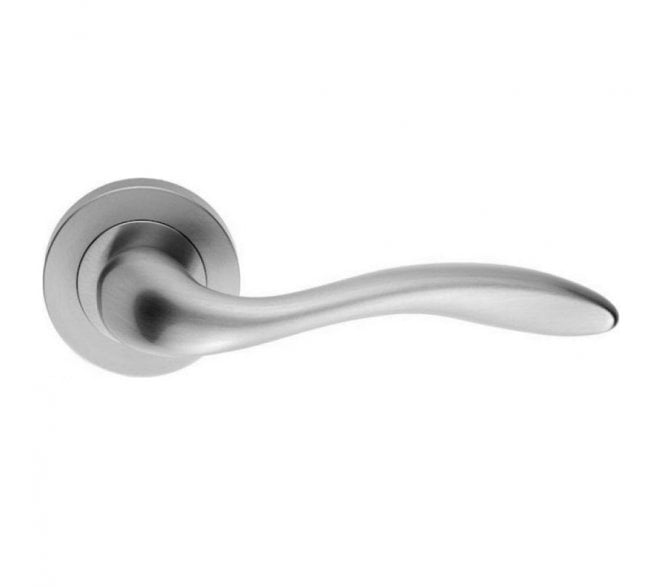 Manital GI5 Giava Door Handle On Rose - Satin Chrome