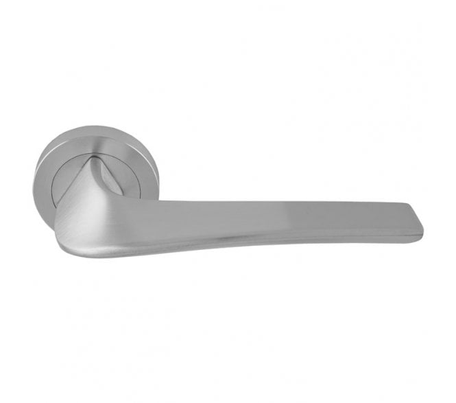 Manital MS5 Master Lever On Round Rose - Satin Chrome