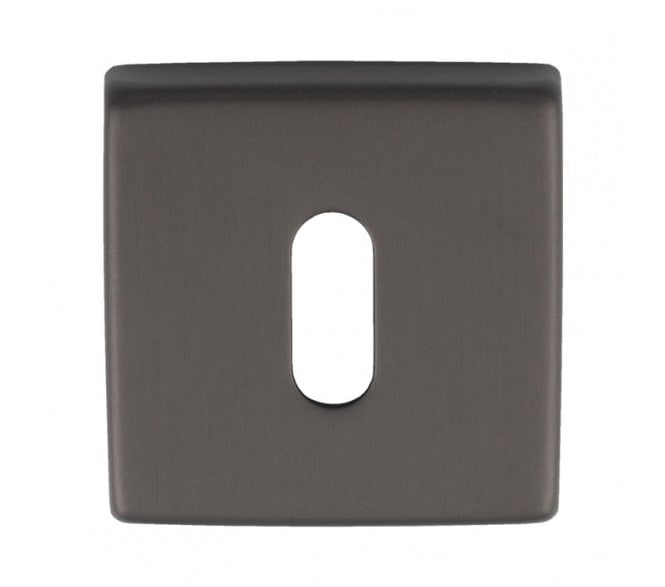 Manital QE003 Standard Keyhole Escutcheon (Square) - Anthracite
