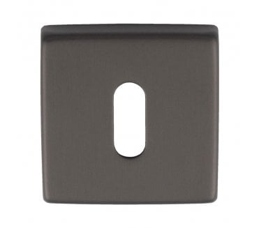 Manital QE003 Standard Keyhole Escutcheon (Square) - Anthracite