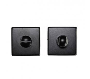 Manital QT004 Square Bathroom Turn & Release  - Matt Black